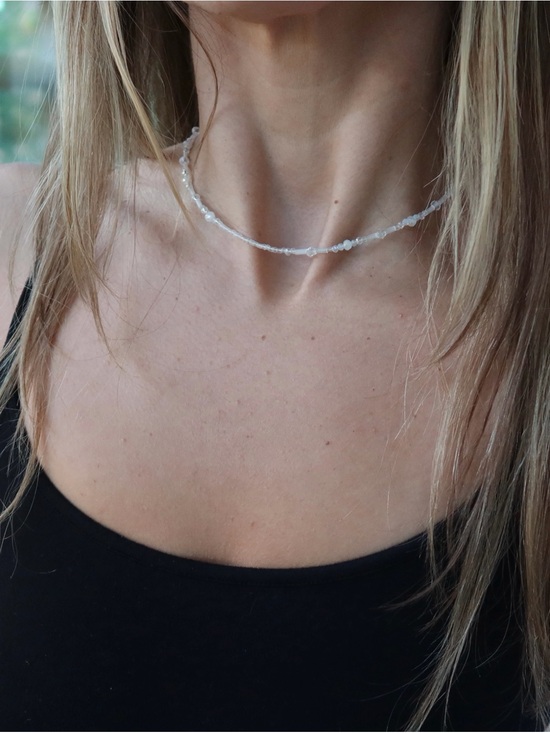 Jewelry - Clear Quartz Beaded Necklace